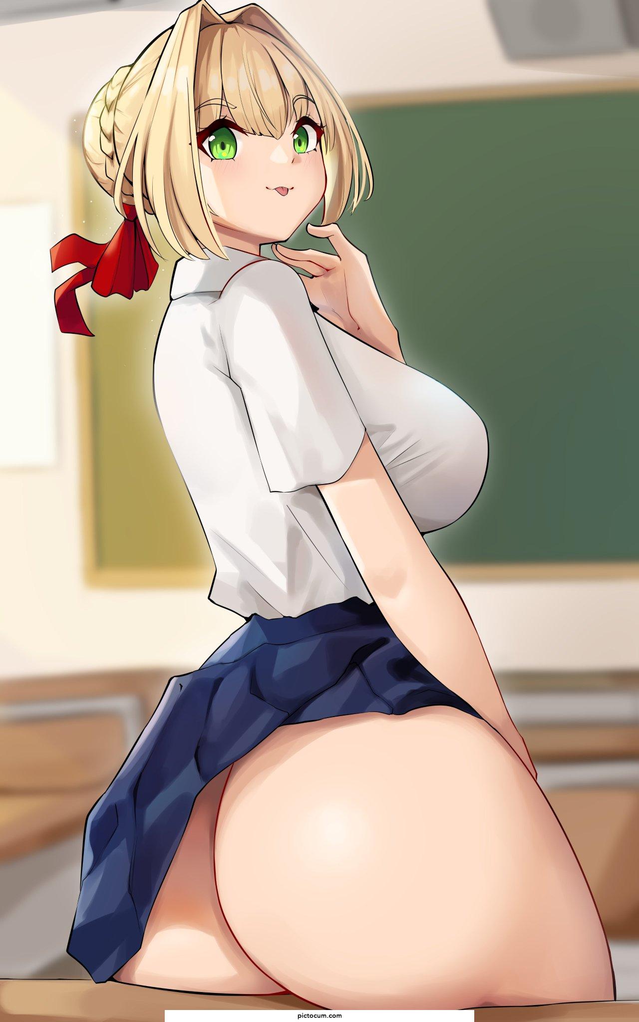 Nero's butt