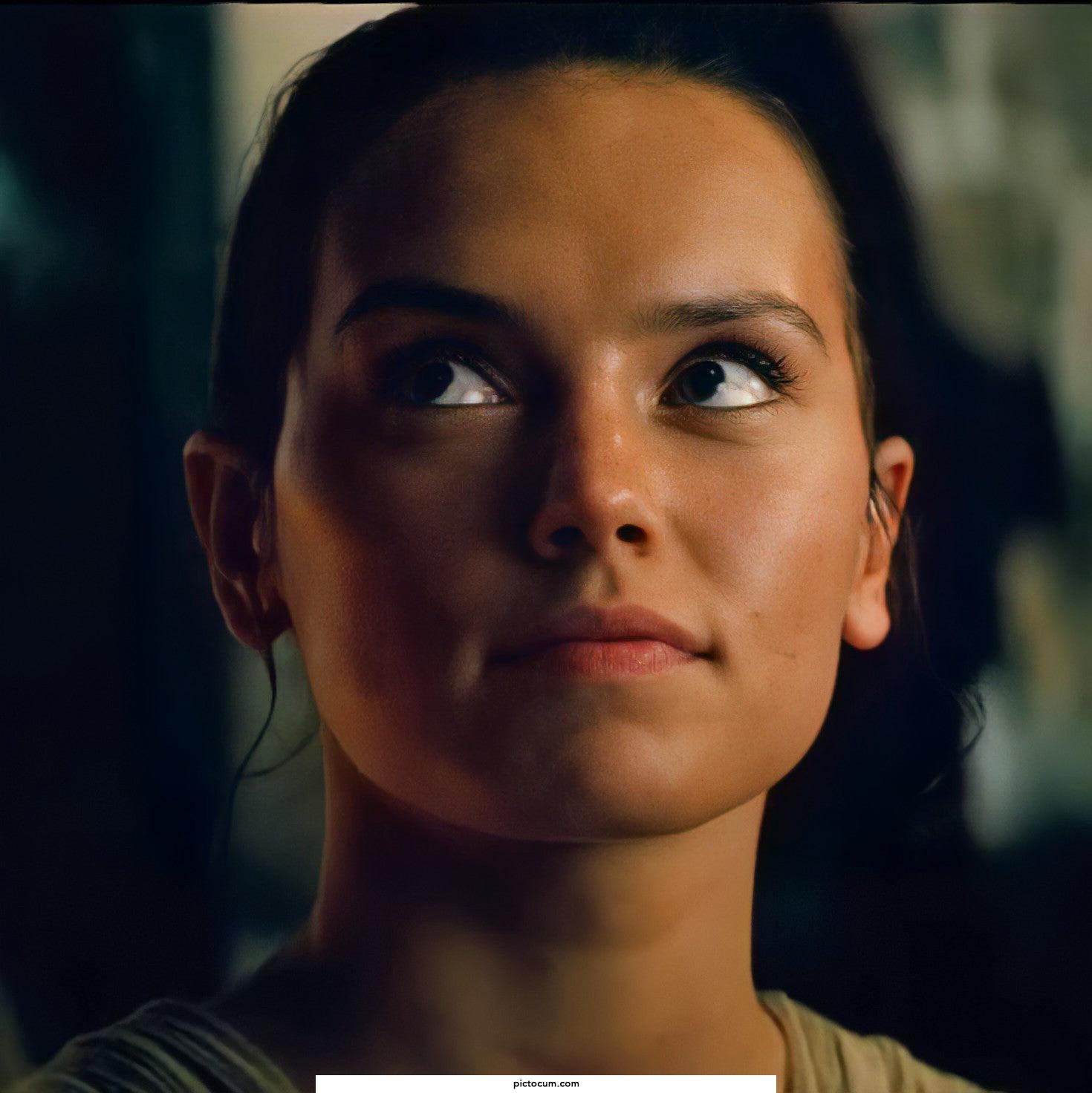 Imagine being able to look down at Daisy Ridley’s eyes as they water up while your cock reaches the back of her throat, getting coated in all her nice warm throatslime 🤤