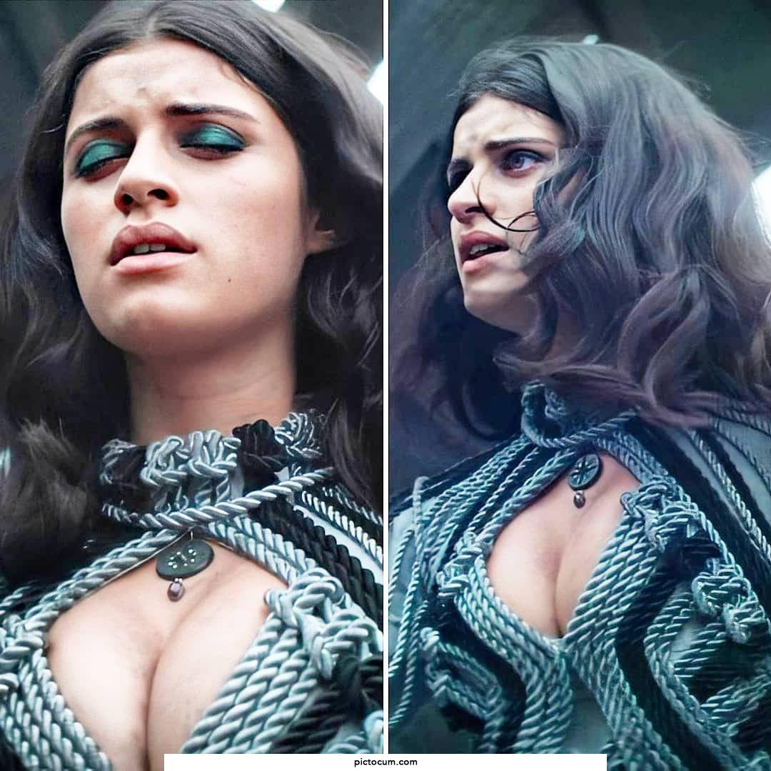 Anya Chalotra as Yennefer in The Witcher