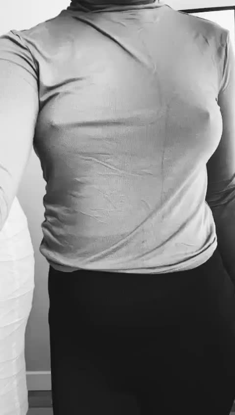 My boobs are becoming more mature :3 I put it in slow motion for you :3