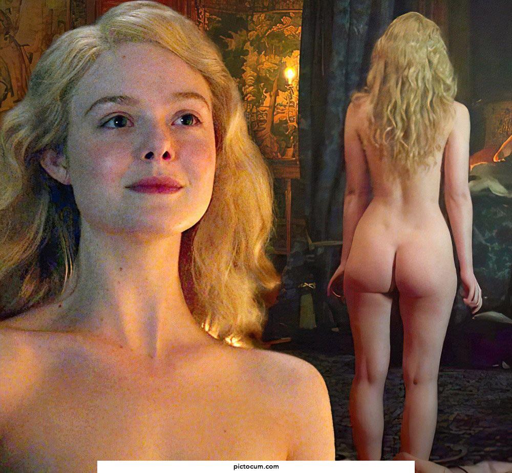 Elle Fanning and her bubble butt. 🍑