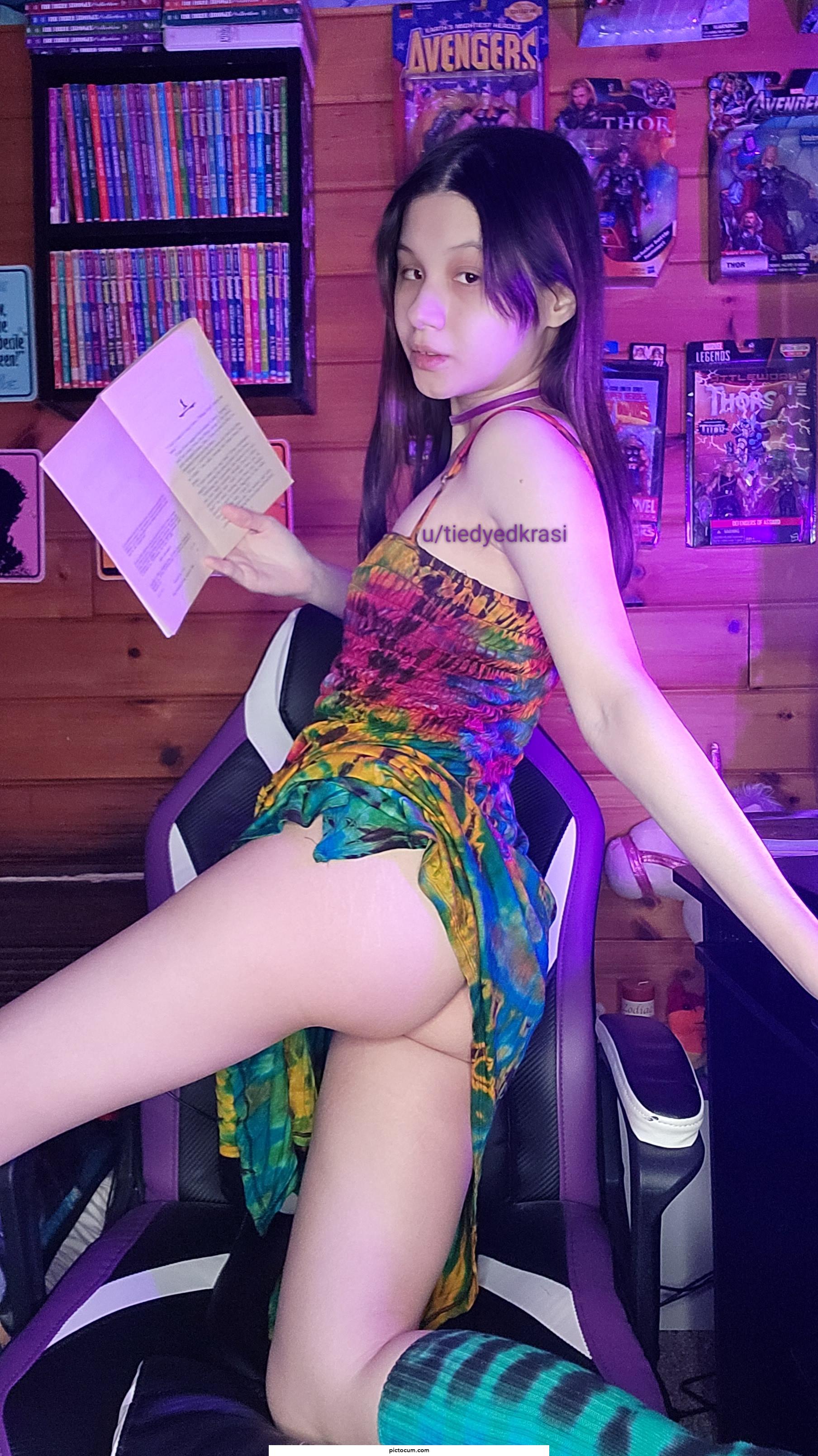 can the geeky Asian gal who's got a cute booty, turn you on