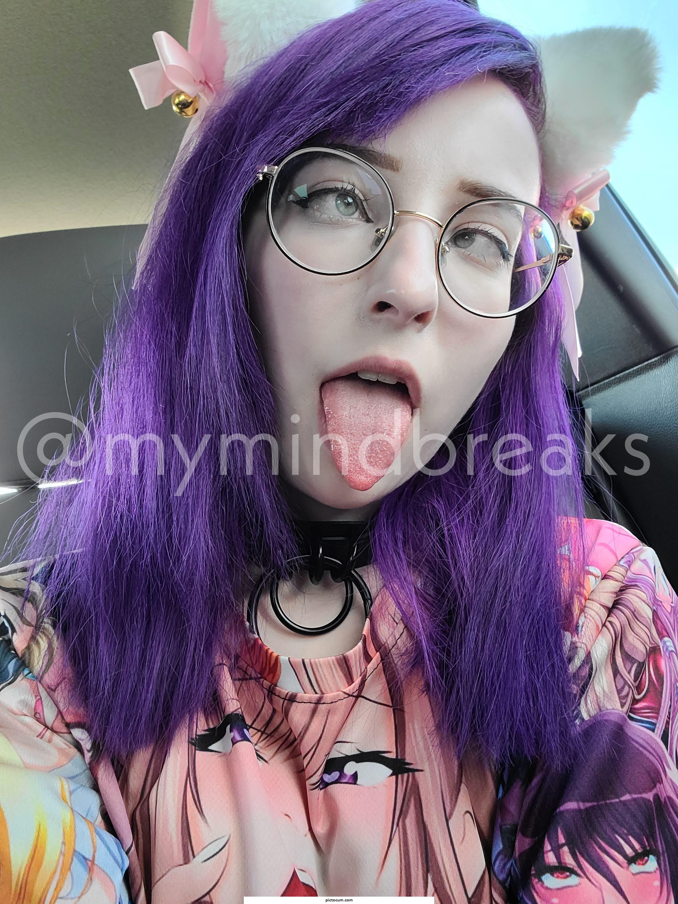 can I make this face while I'm sucking your dick?