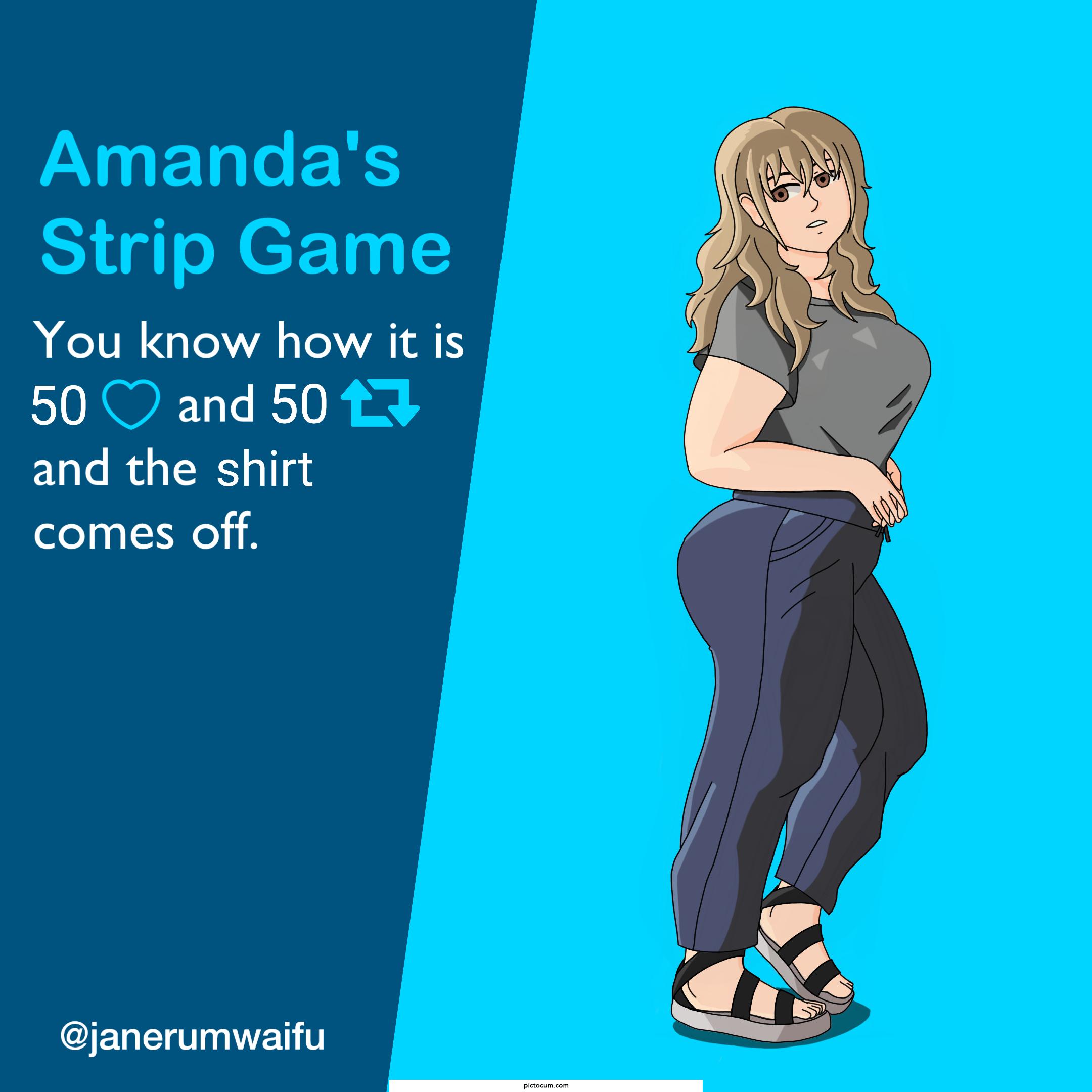 Amanda's Strip Game Part 2
