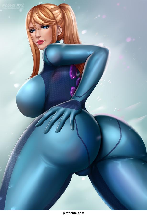 SAMUS WITH ENORMOUS BOOTY!