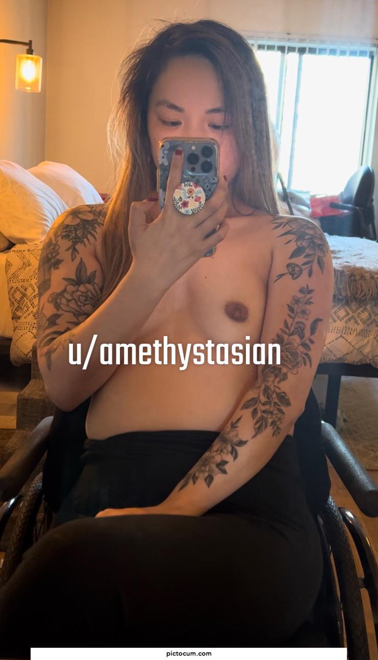 Disabled Asian with tattoos..yeah, we exist