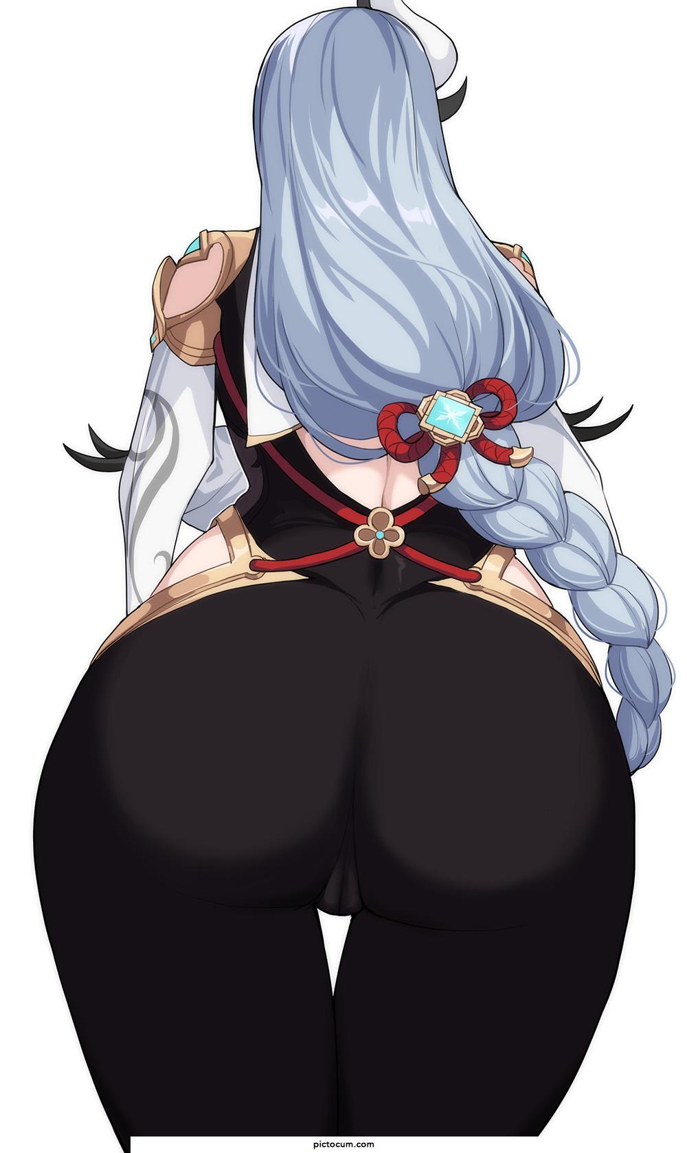 Shenhe from behind