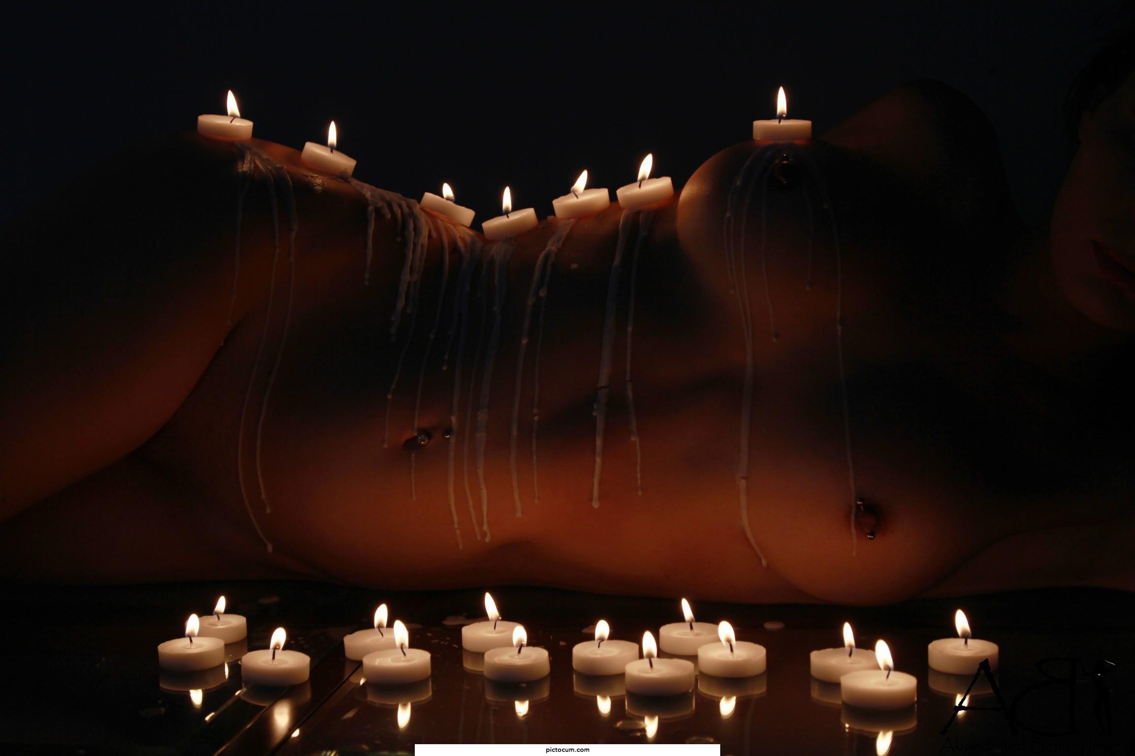 wax dripping