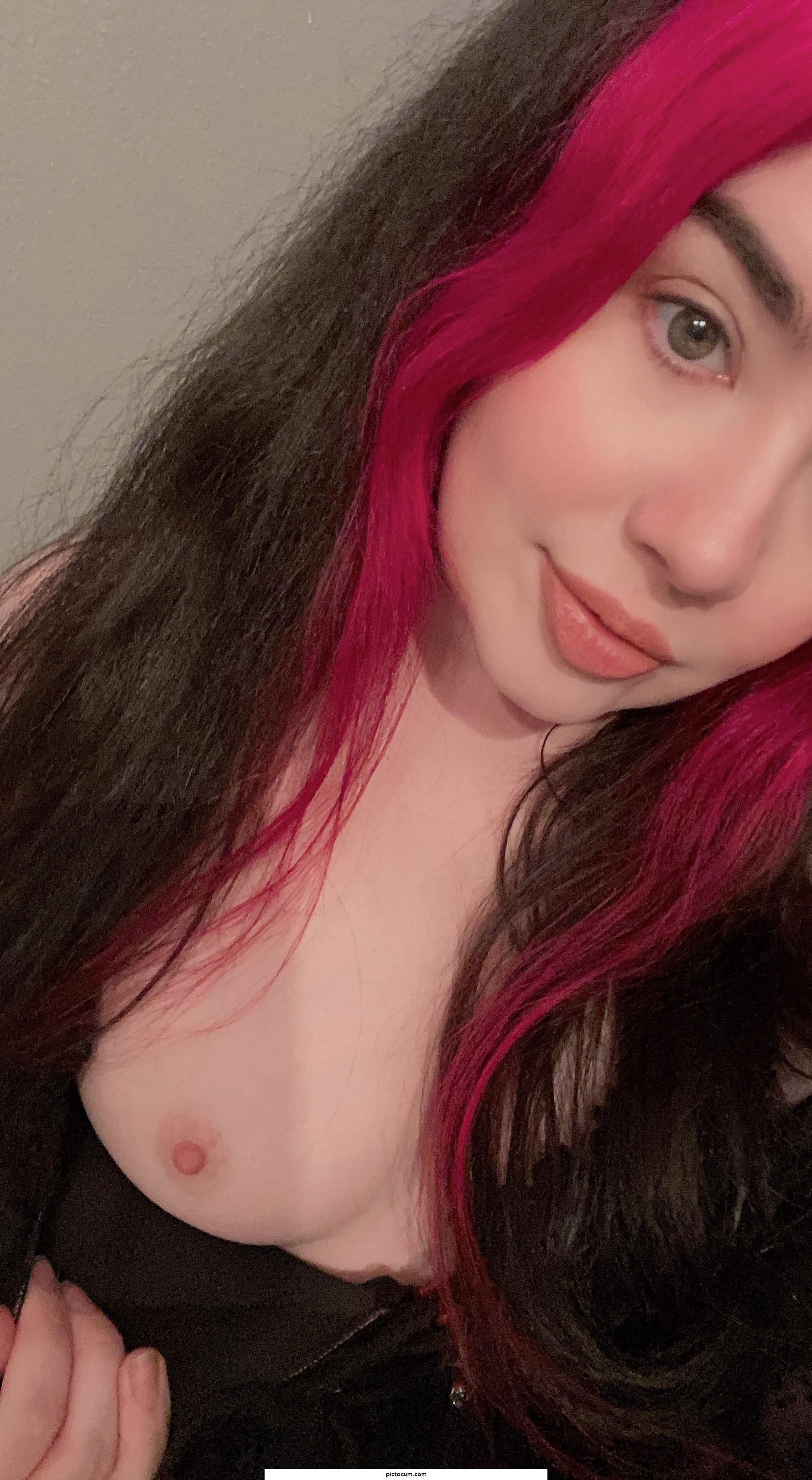 I get just random urges to do naughty stuff and share it to the internet