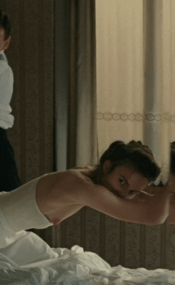Keira Knightley getting spanked in a Dangerous Method