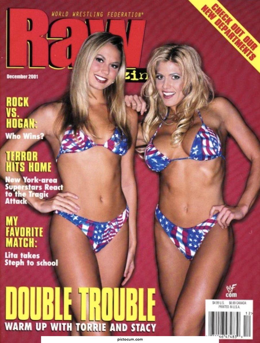 Torrie Wilson and Stacy Keibler in 2001
