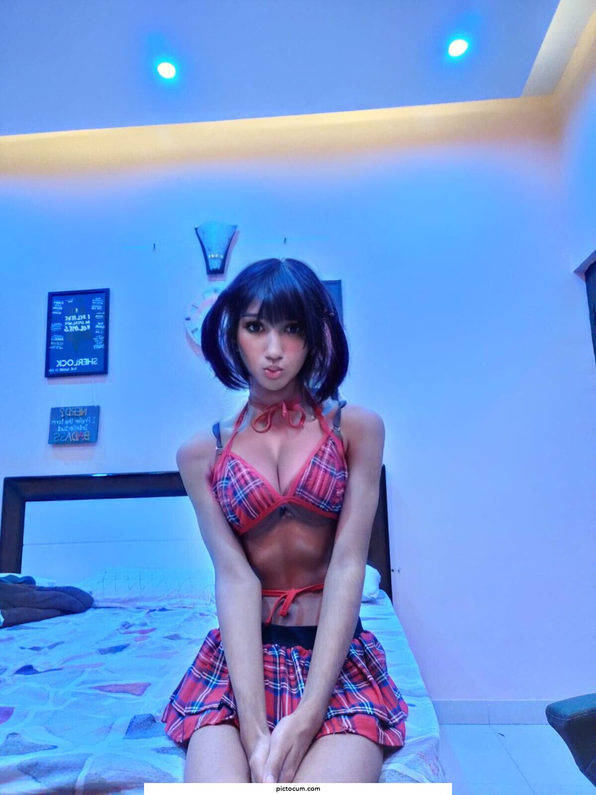 Do you like big fake Asian titties 💗💕💋