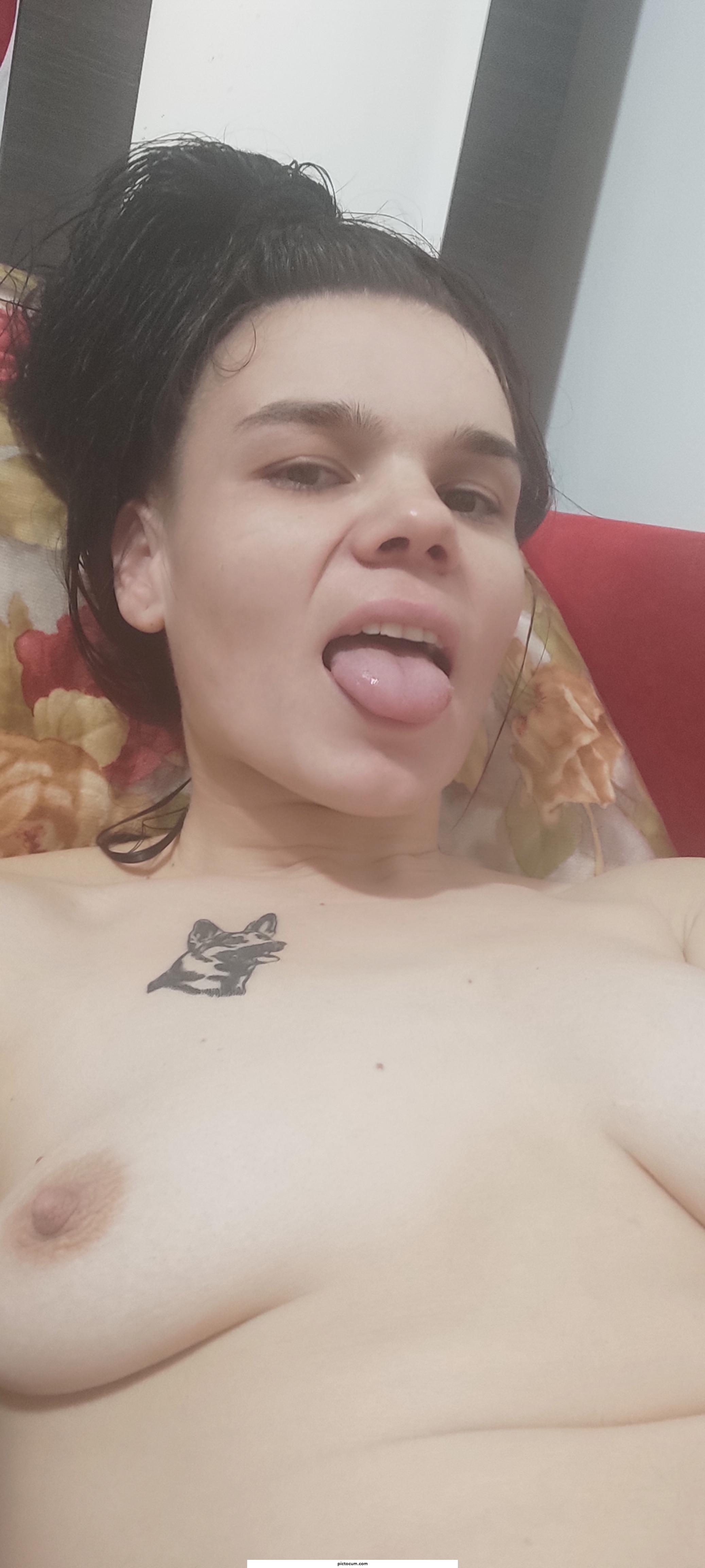 Please cum in my mouth baby