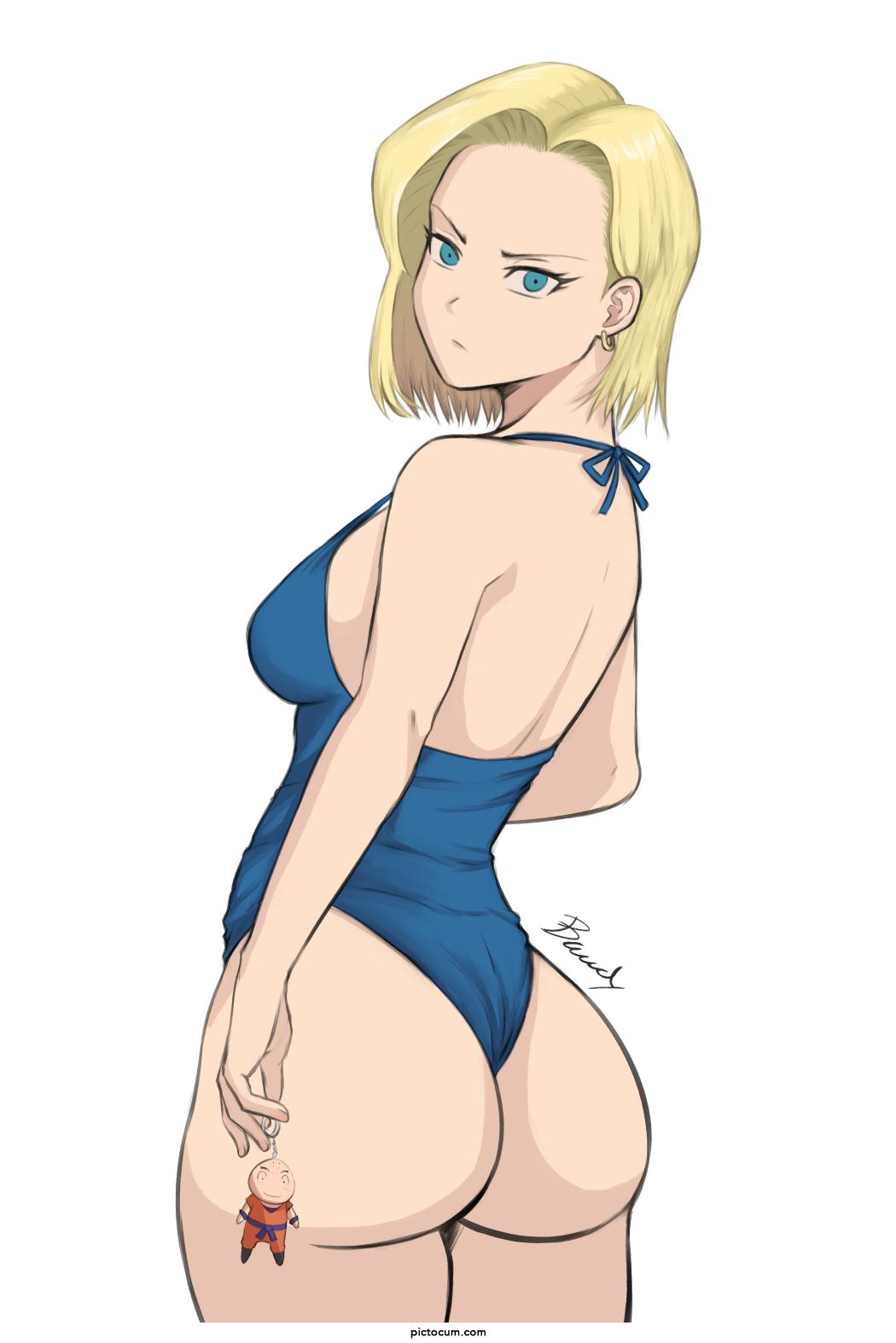 Android 18's new swimsuit