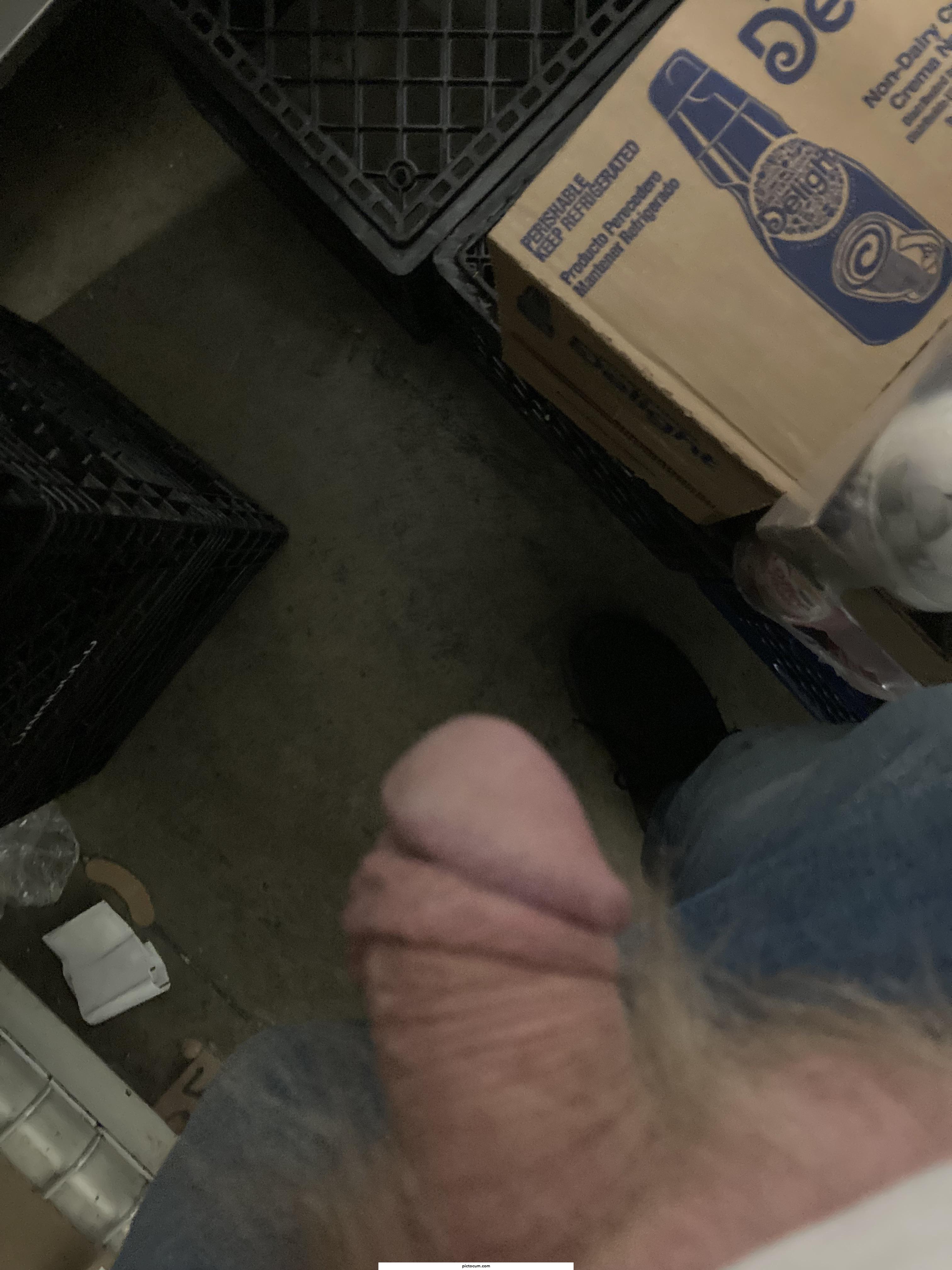 Sneaky pic in the dairy cooler at Walmart!