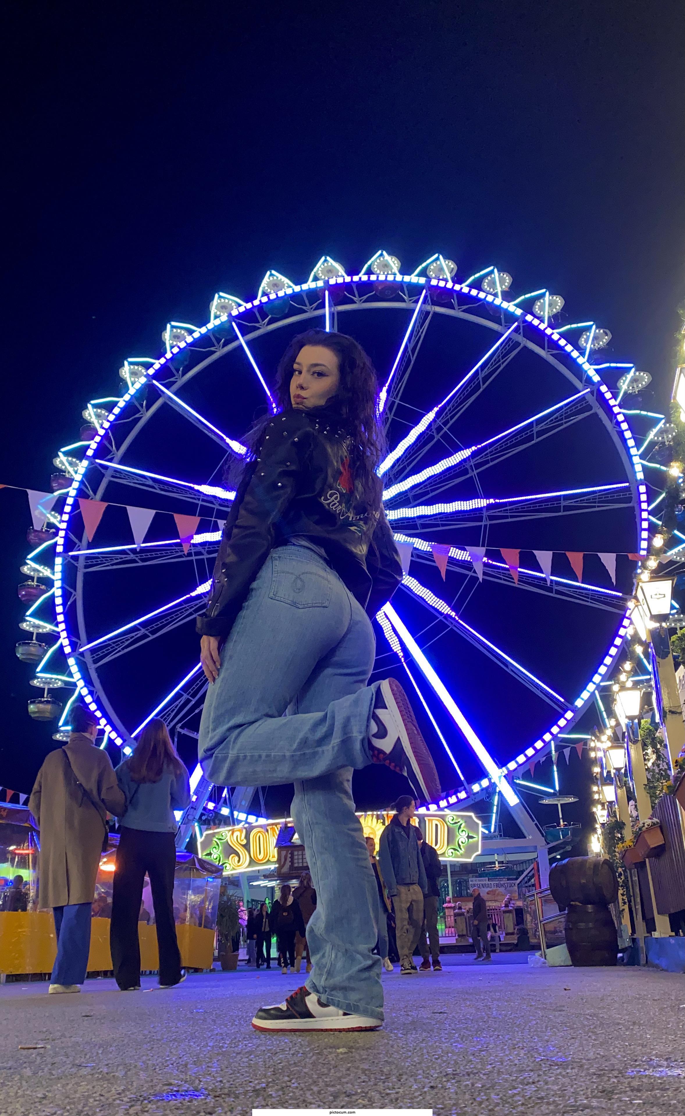 Would you ride the Ferris wheel with me?