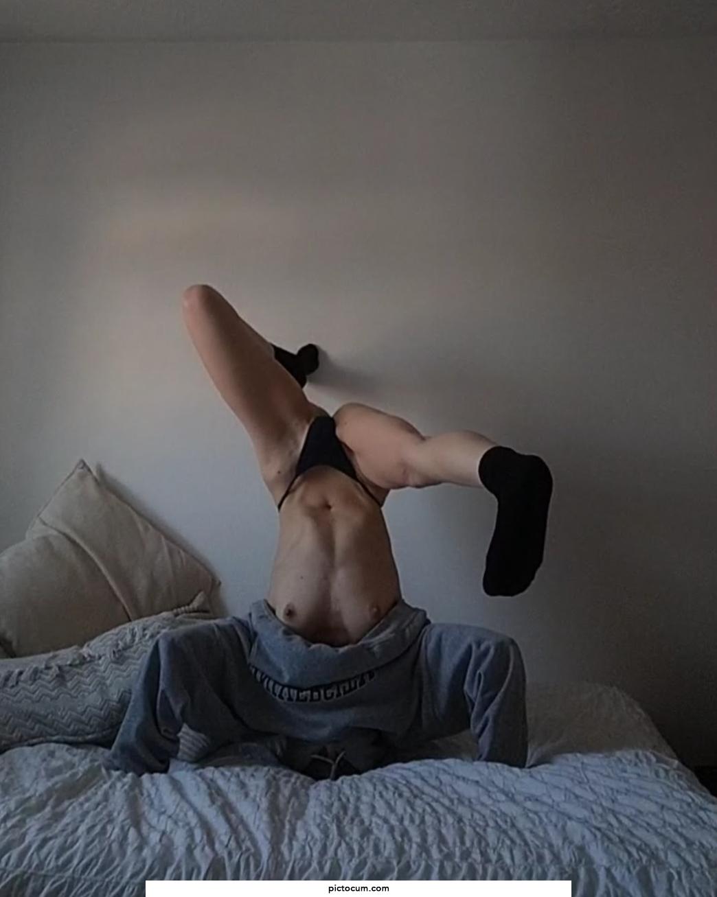 You can often find me upsidedown :)