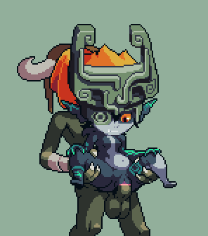 Midna picked up and filled.