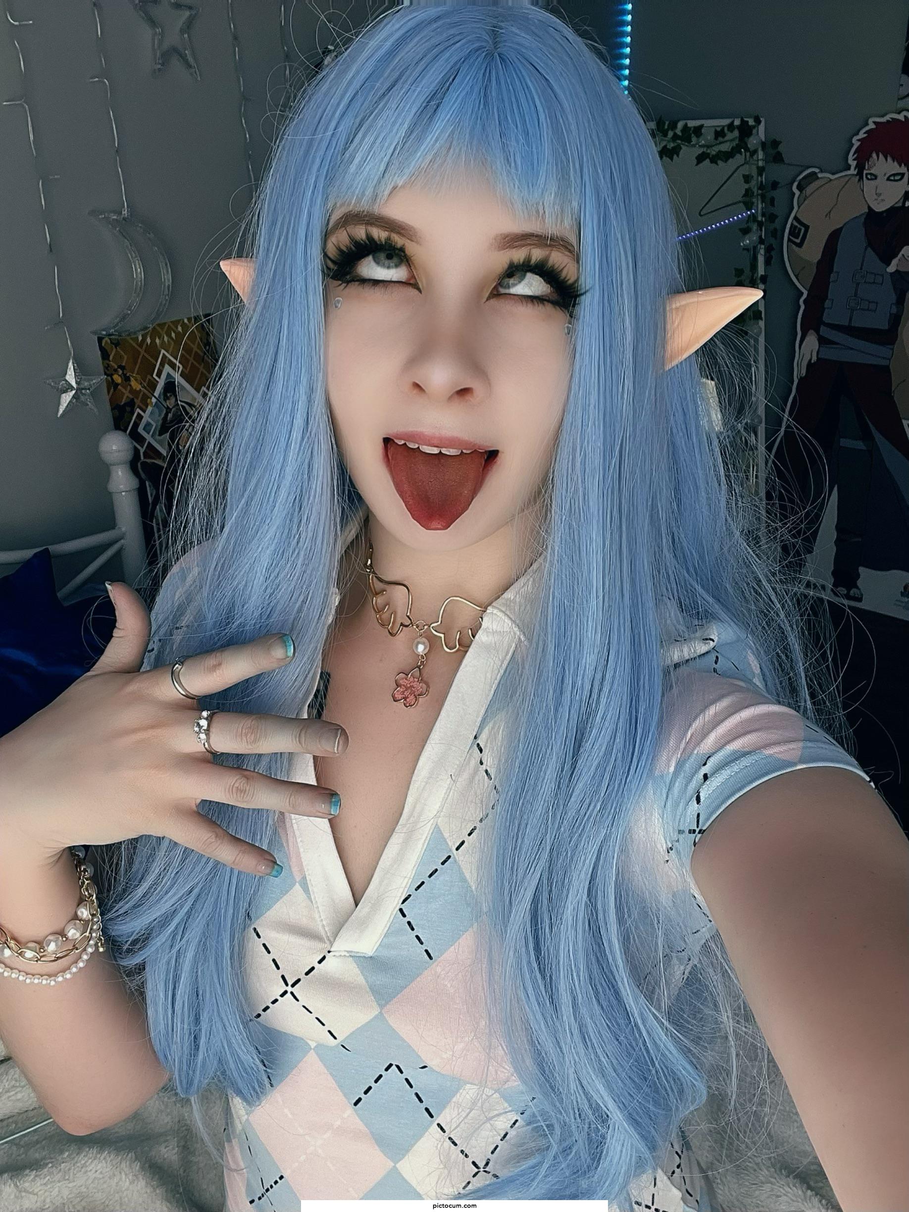 I hope you like blue haired horny elves