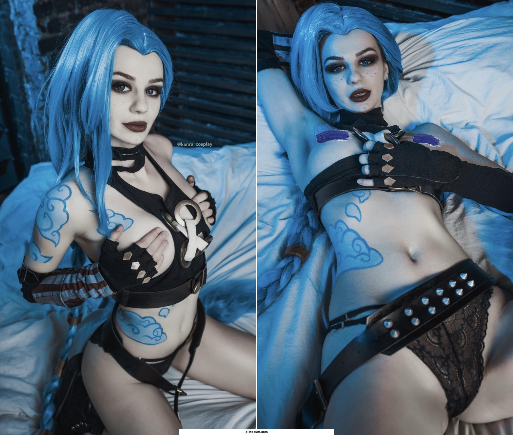 Jinx like to play dirty! by Kanra_cosplay