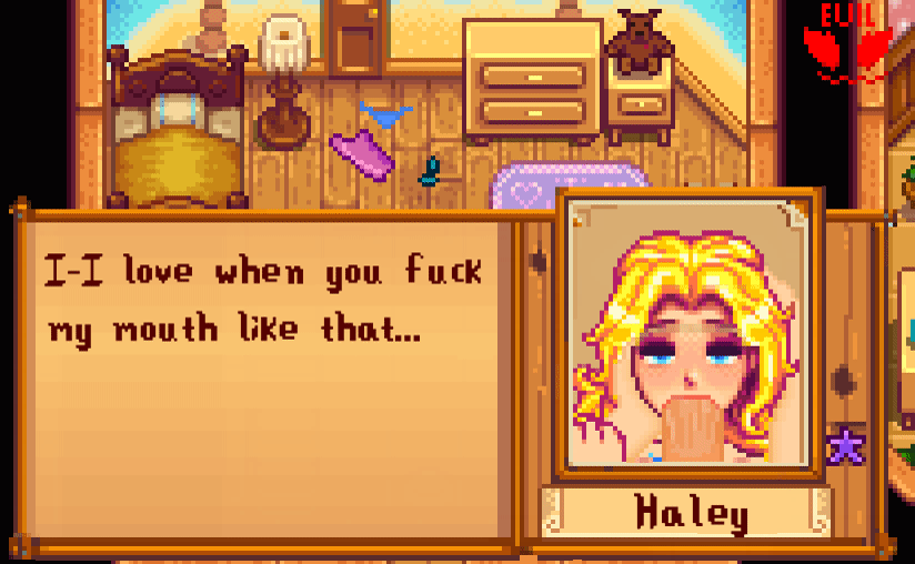 Haley likes it rough {Stardew Valley}