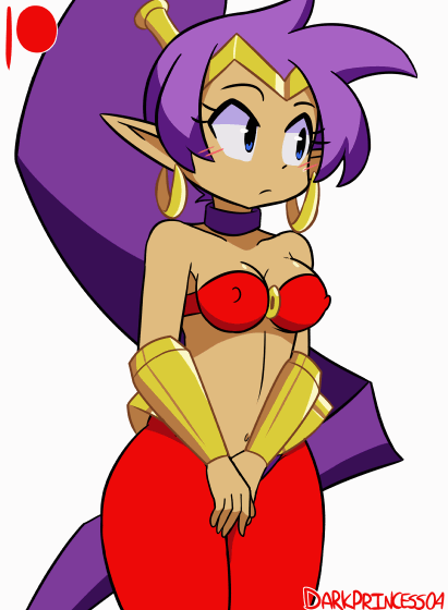 Shantae showing you her sexy body