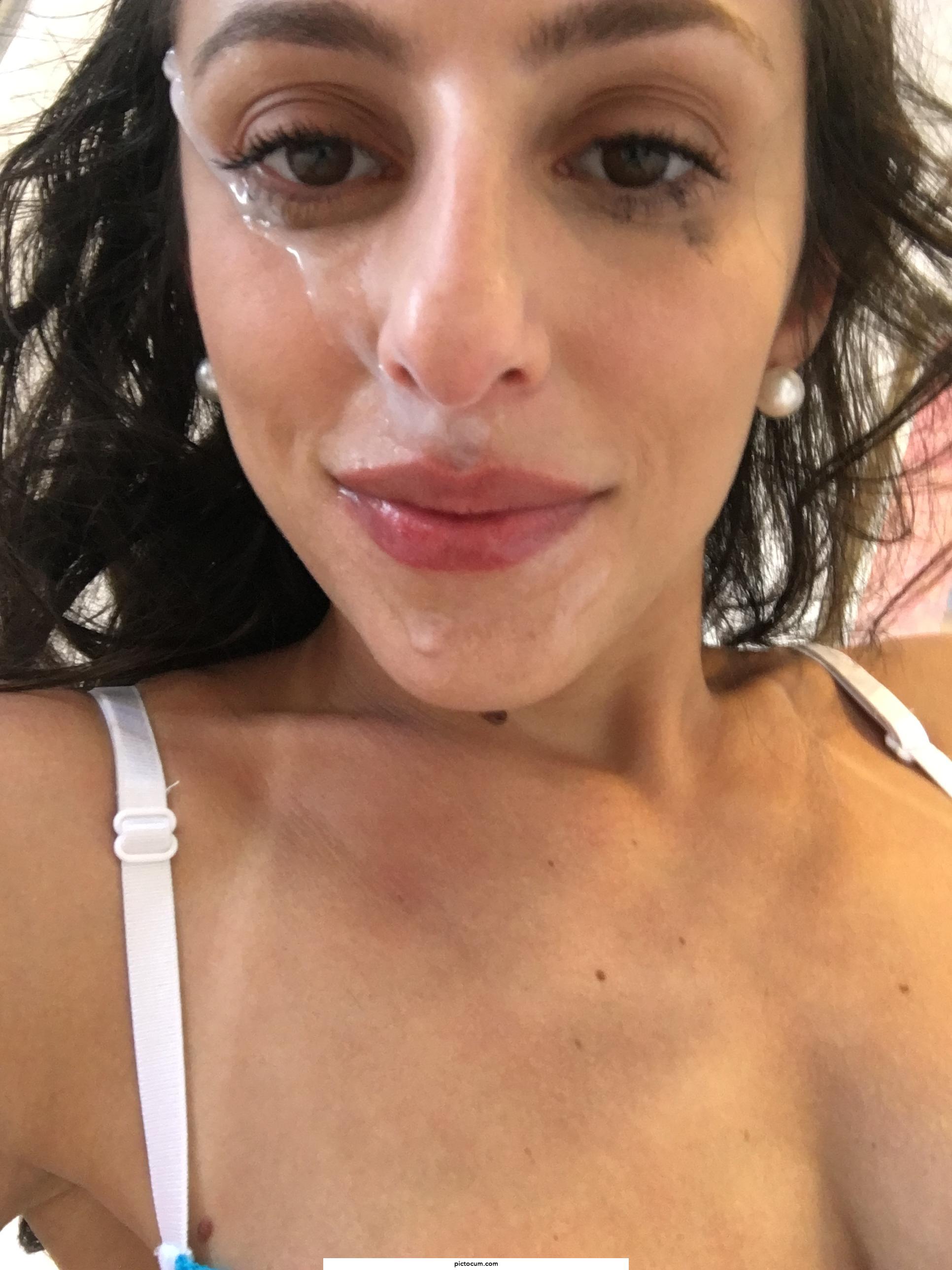 Smeared makeup means a quality blowjob