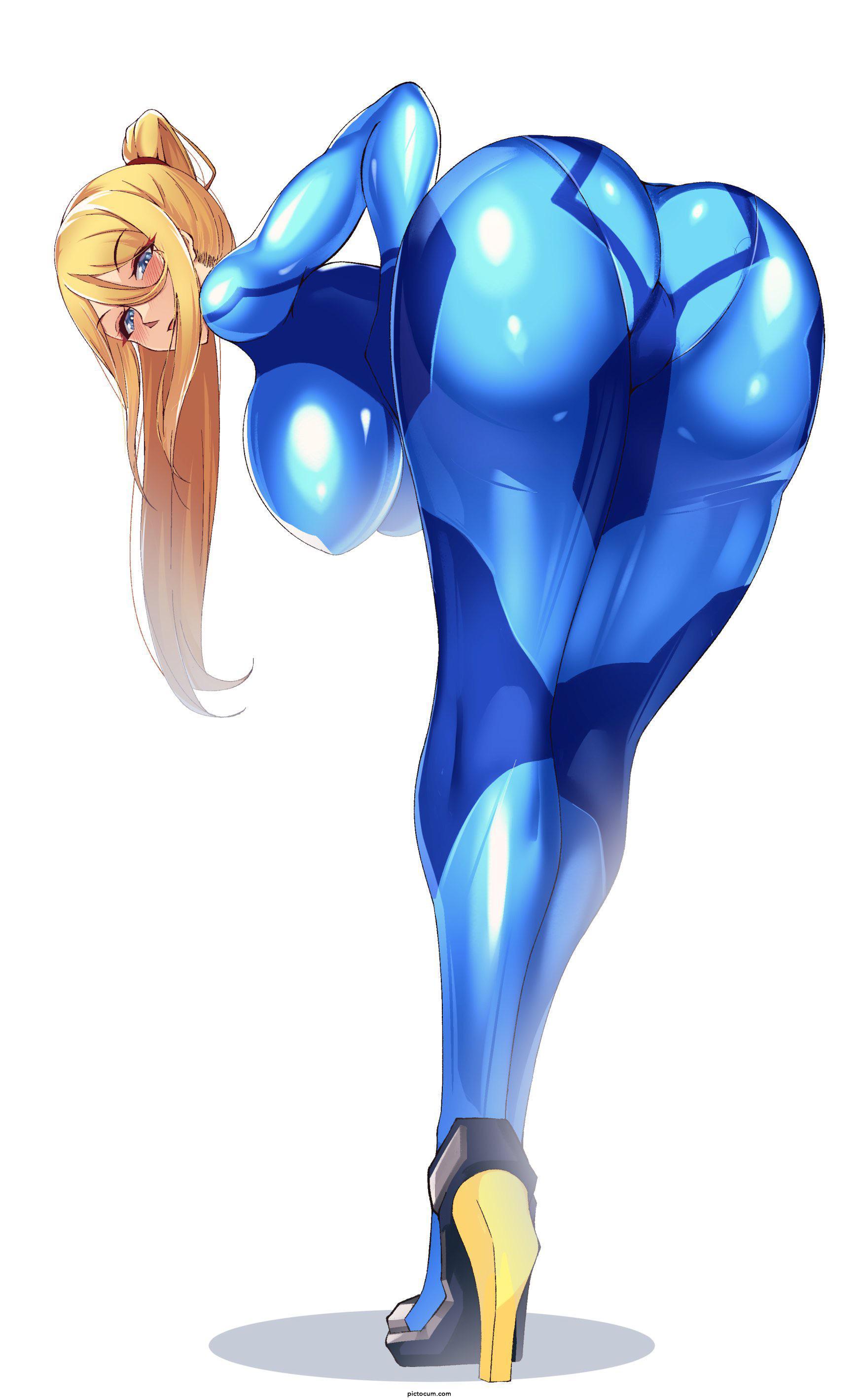 Samus showing off