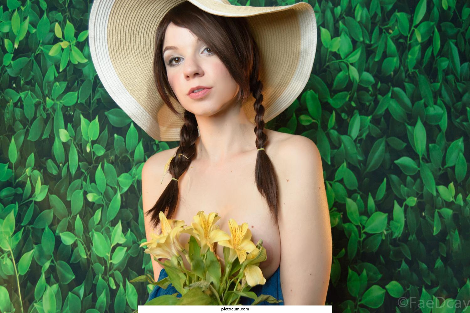 I brought you some flowers