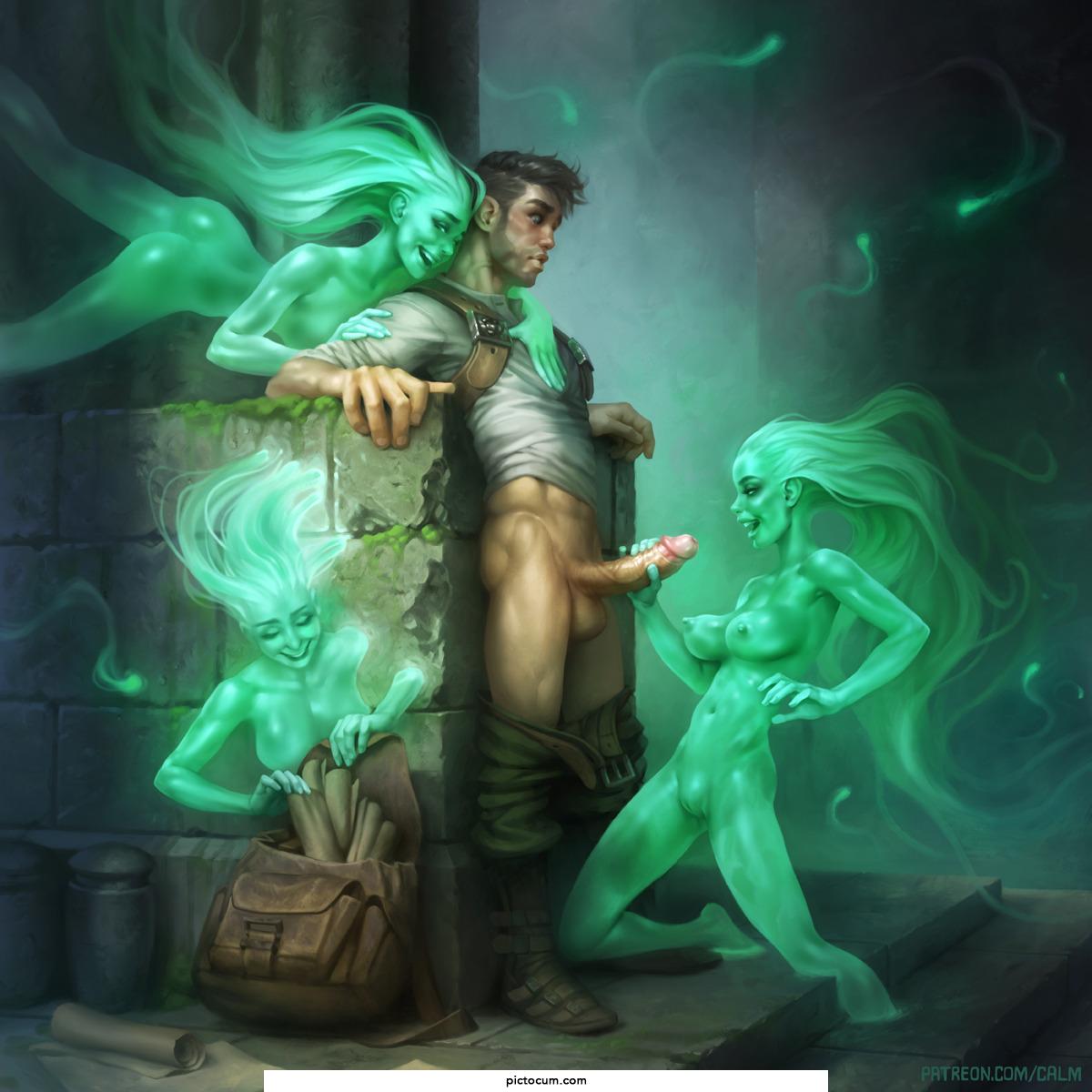 Probably can't have a safer intercourse than with a ghost