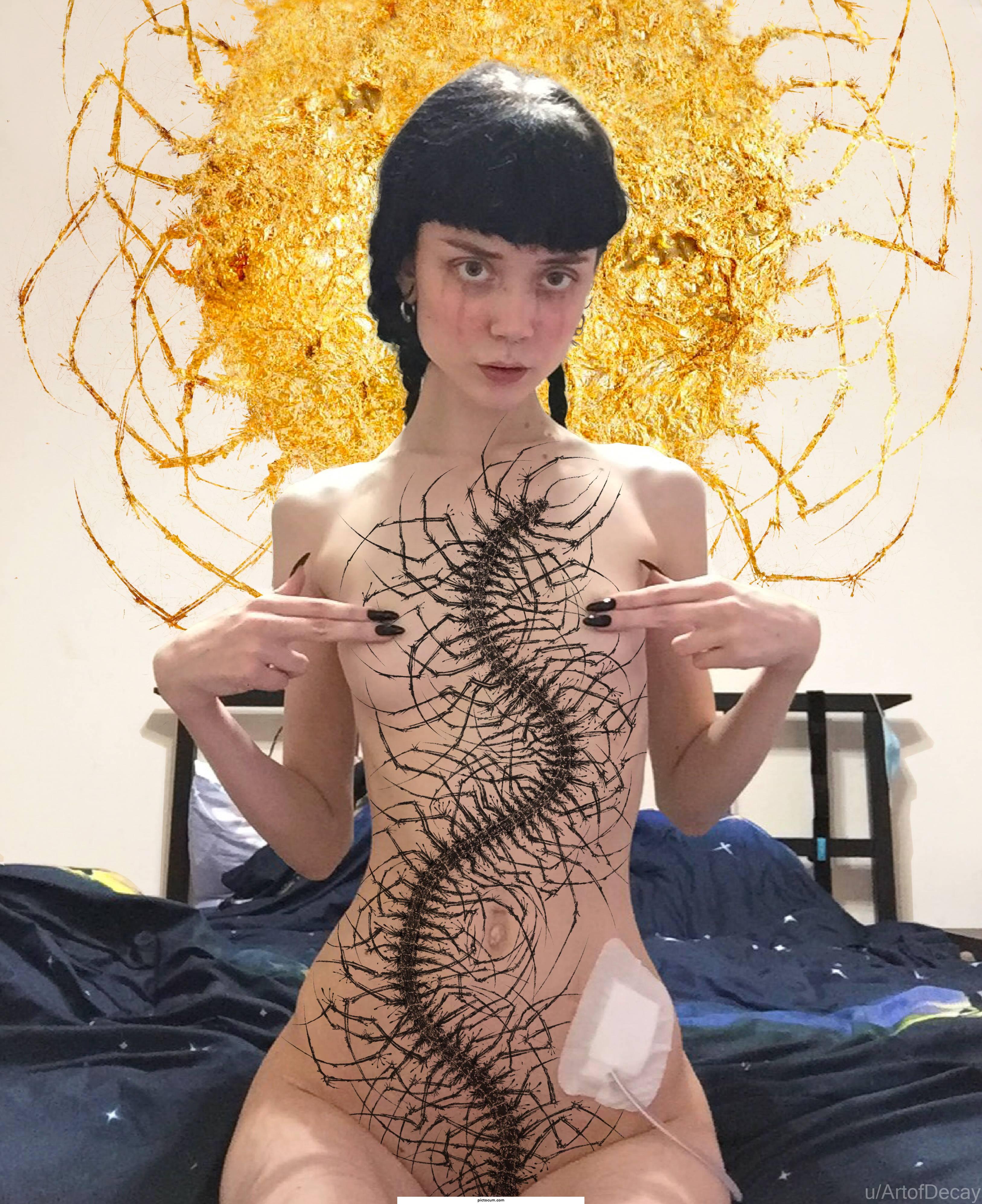 Centipede godness Dobrayalubov, digital art by ArtofDecay