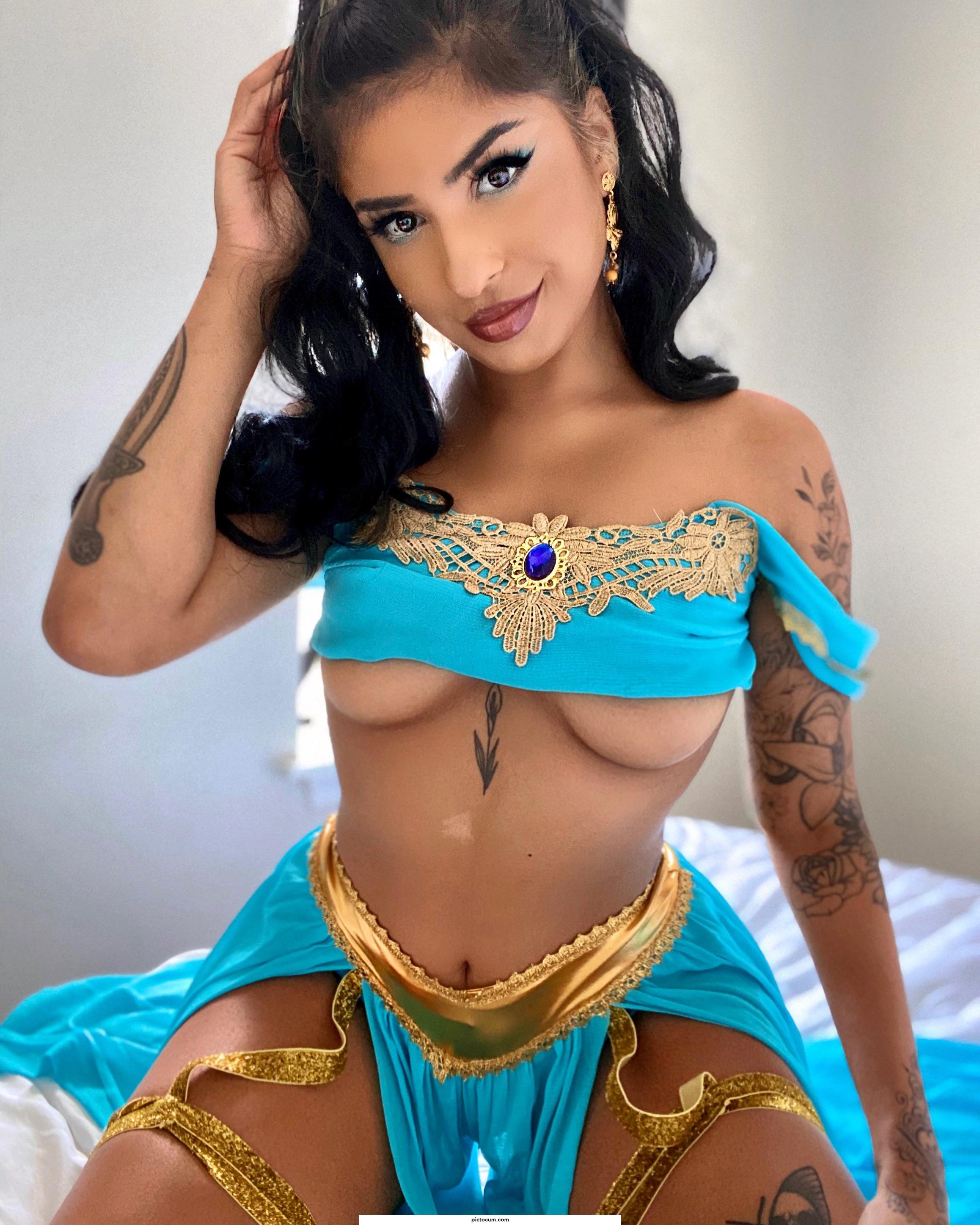 Looks like Princess Jasmine got some ink… 👀
