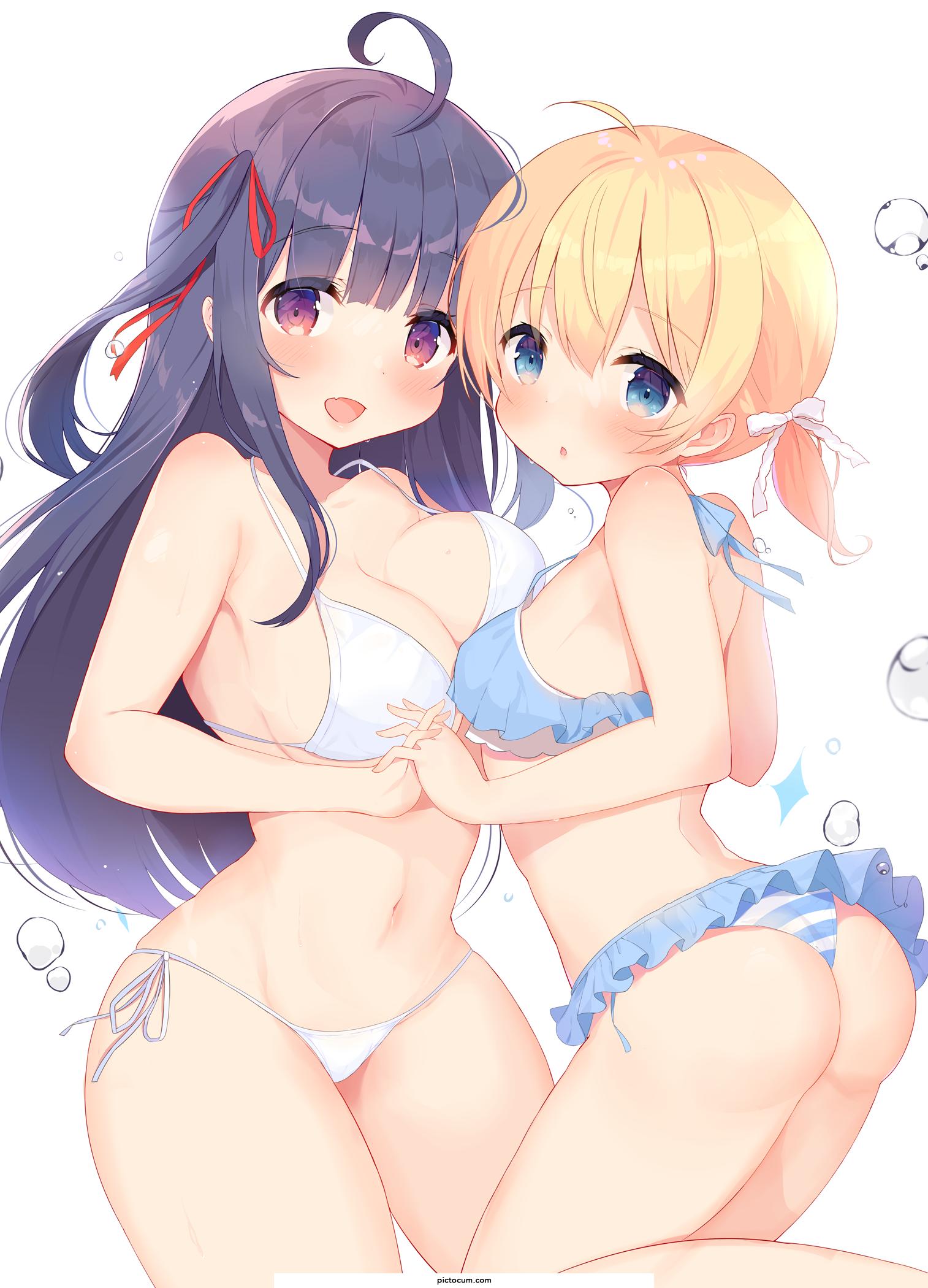 Bikini Girls Blushing