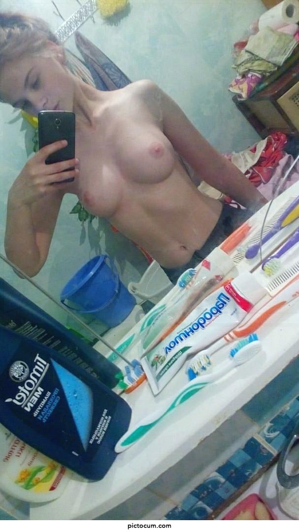 Shower boobs so clean