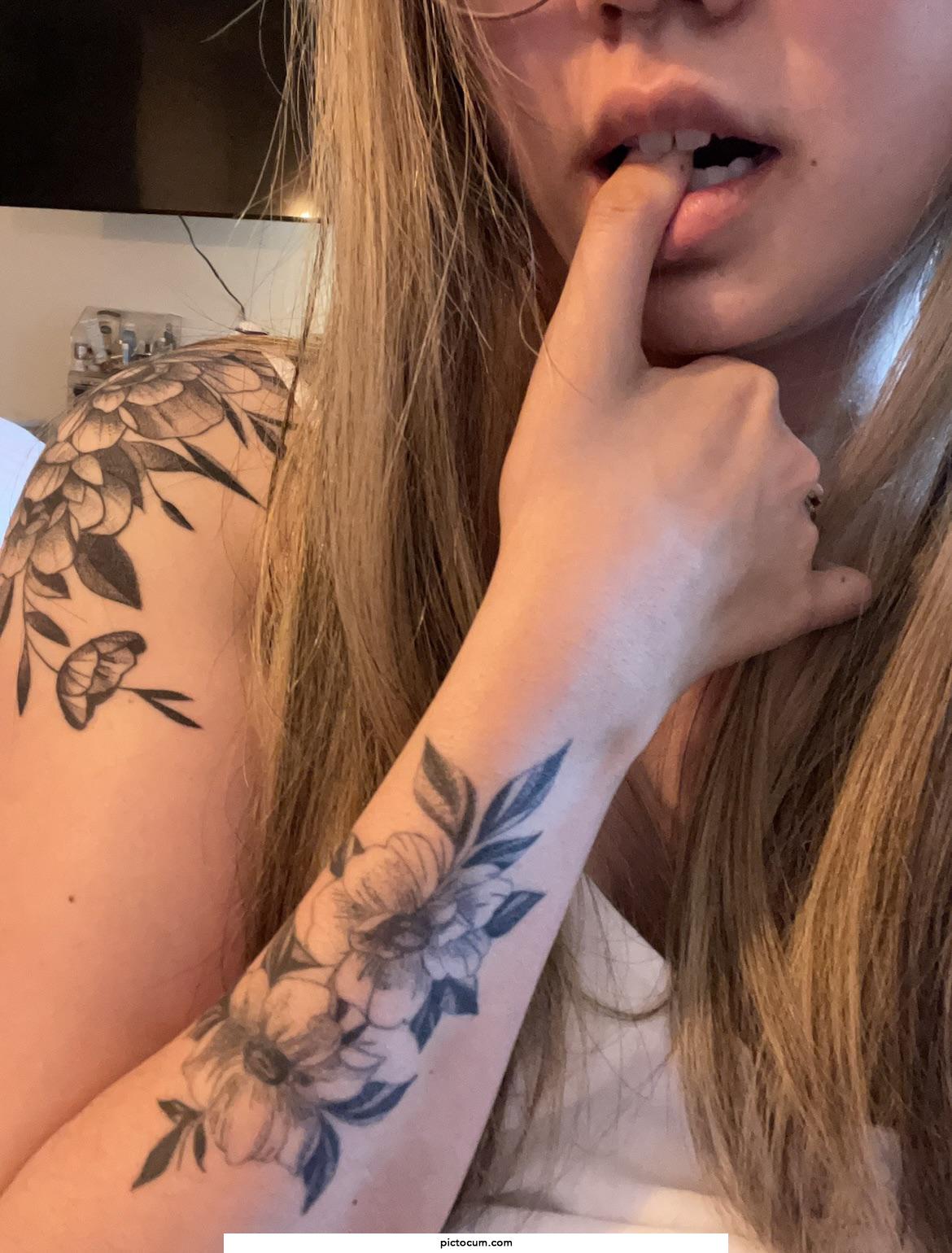 This picture would look better if that was your cock in my mouth