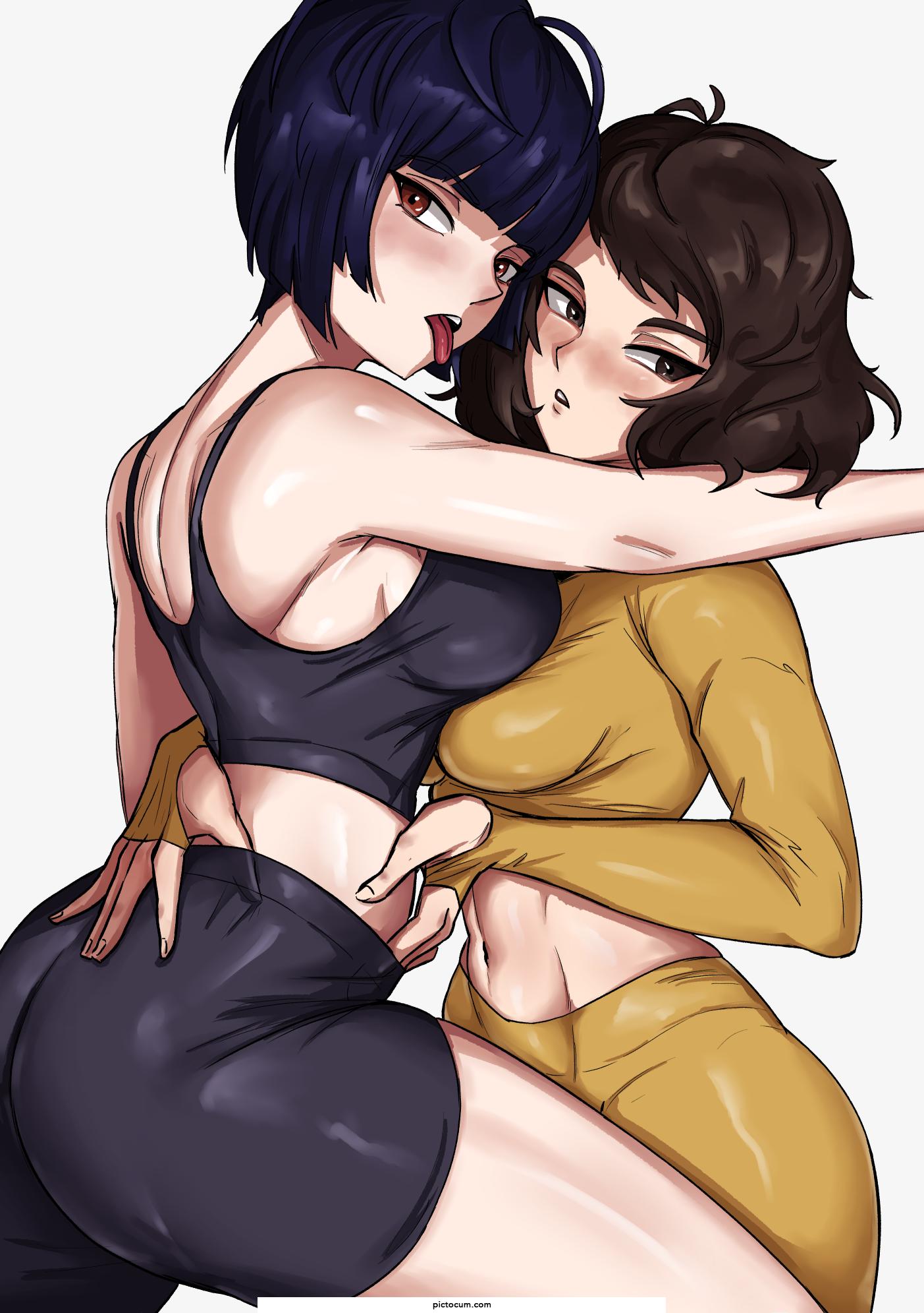 Takemi and Kawakami Working Out Together