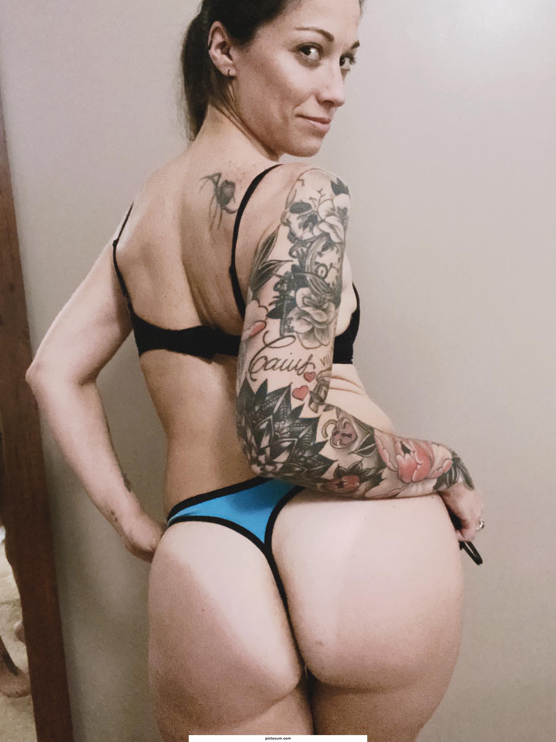 My Tattoos with a rear view