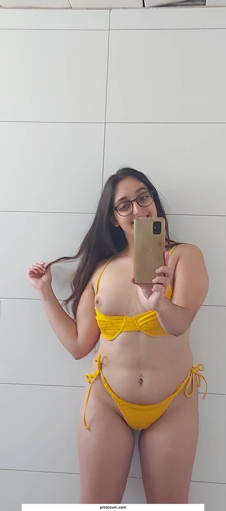 Fucking me quicky in my tiny bikini?