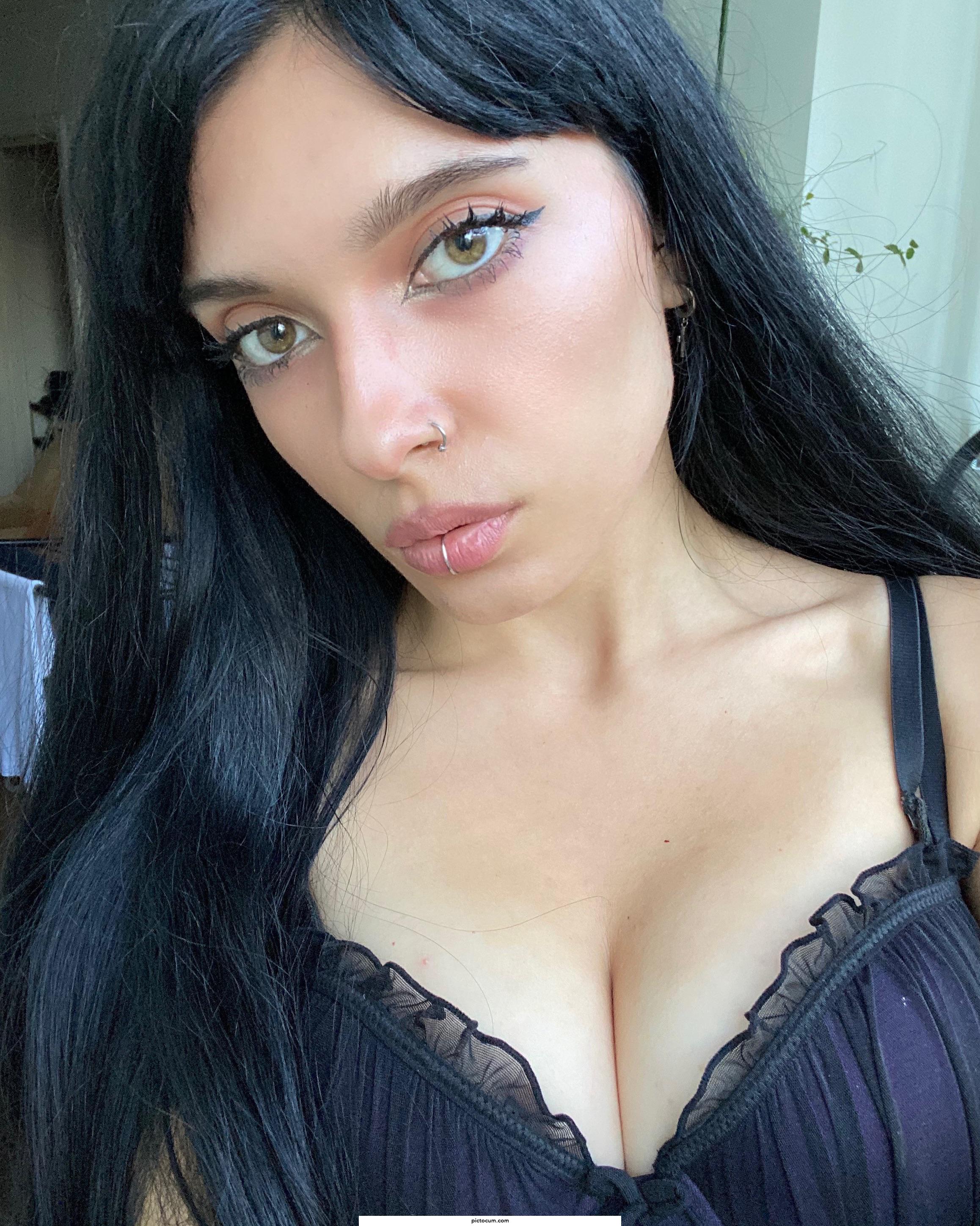 I have a cross earring, you just can’t see it