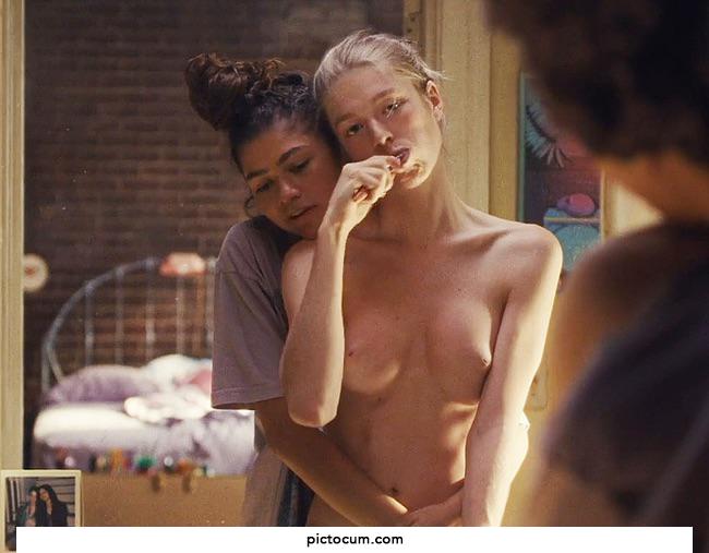 Hunter Schafer and Zendaya