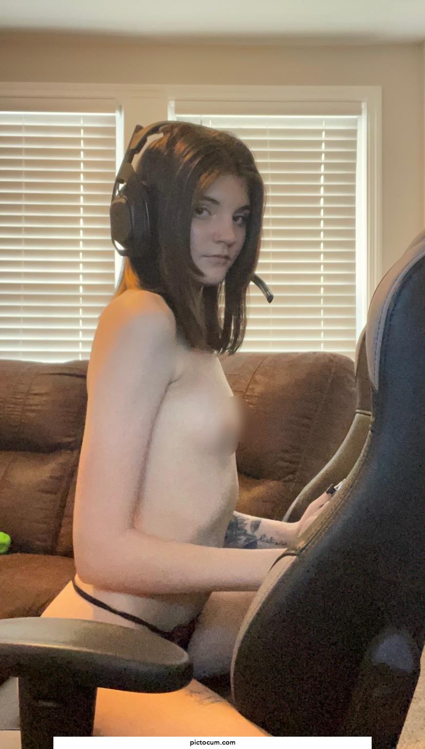 Will you let me ride you and fill me with cum while I play my videogames? :)