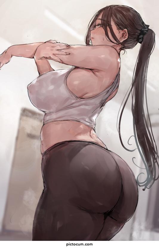 Exercise helps shape the booty