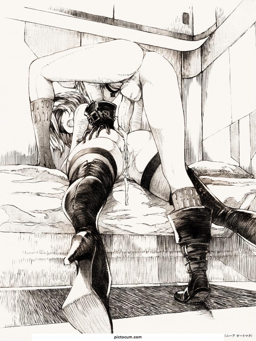 2B creampied by 9S