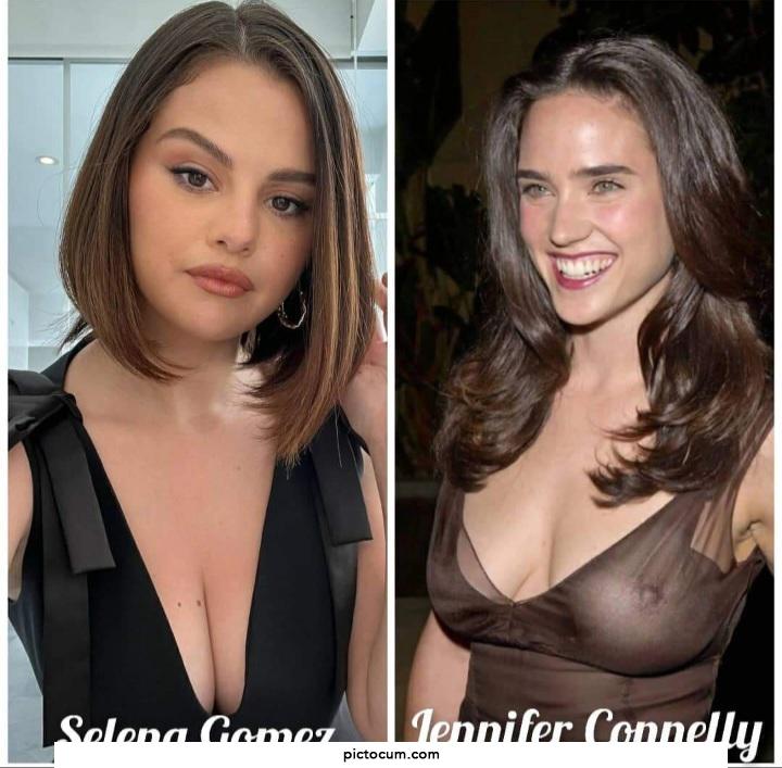 Jennifer connelly &amp; selena boobs