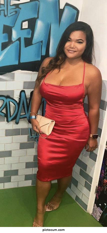 She looks so good in that dress