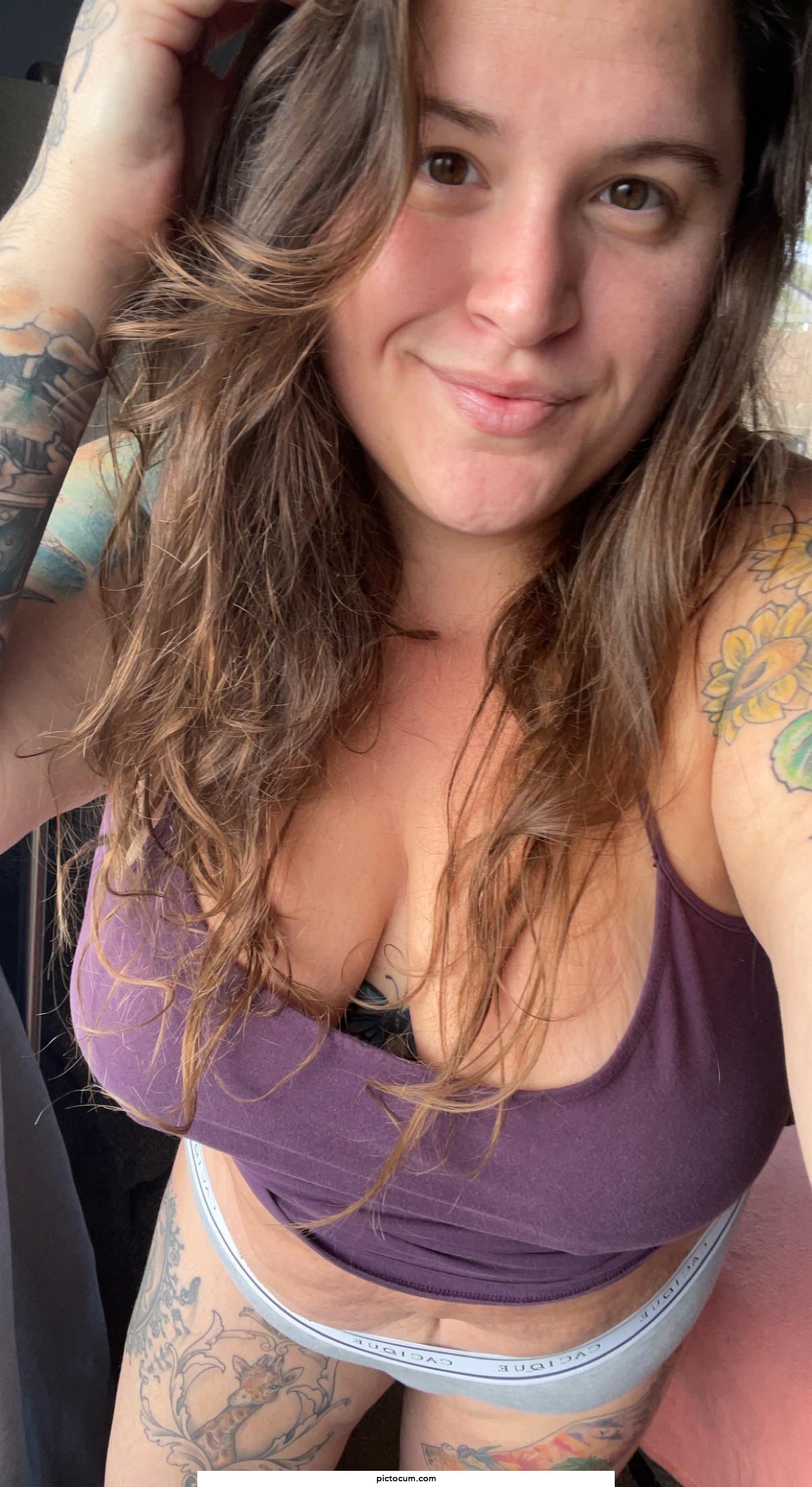 let this bbw covered in ink with big naturals titties quench your thirst!