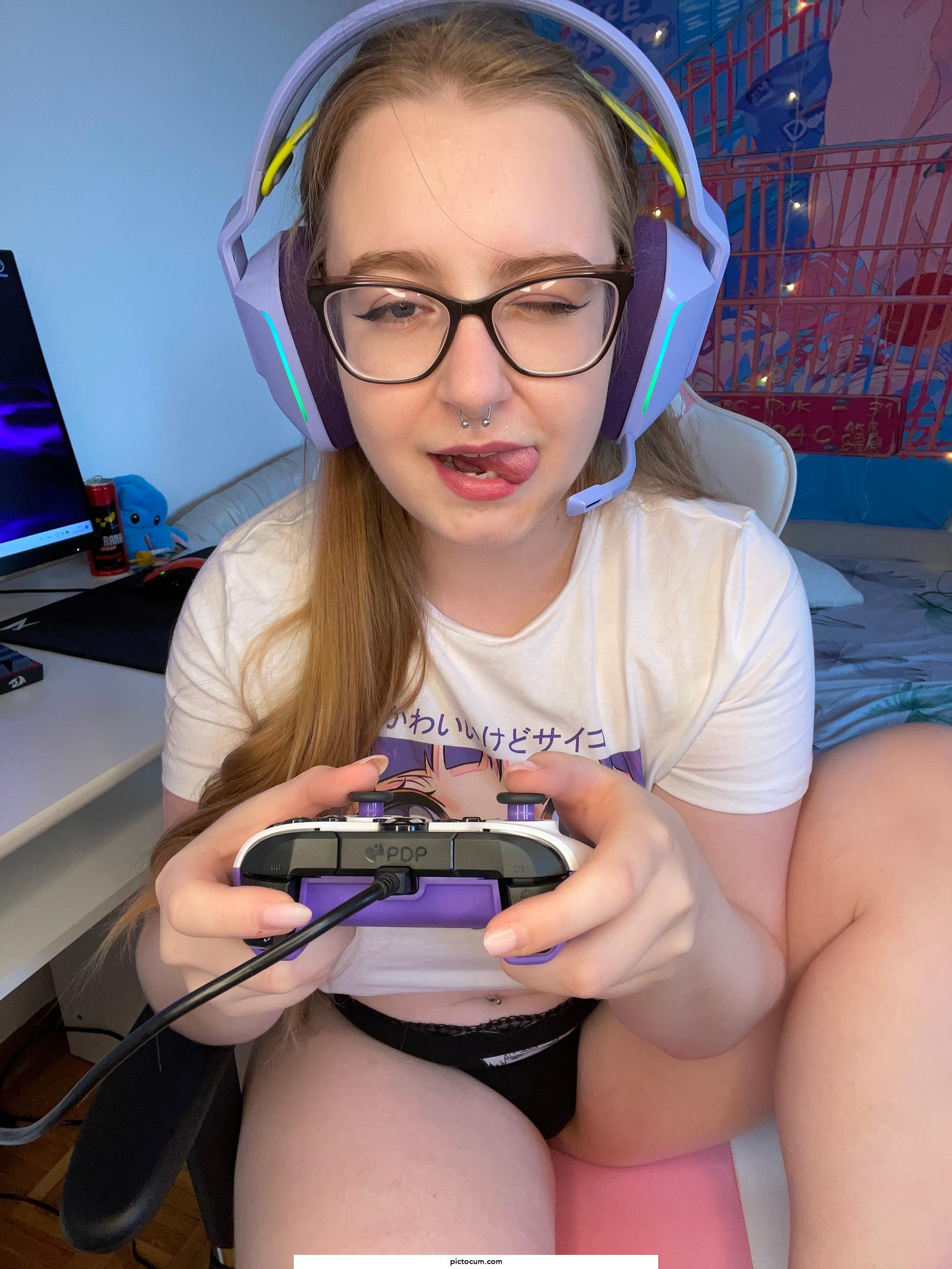 I will press the buttons and you will undress and then you will try it on me!