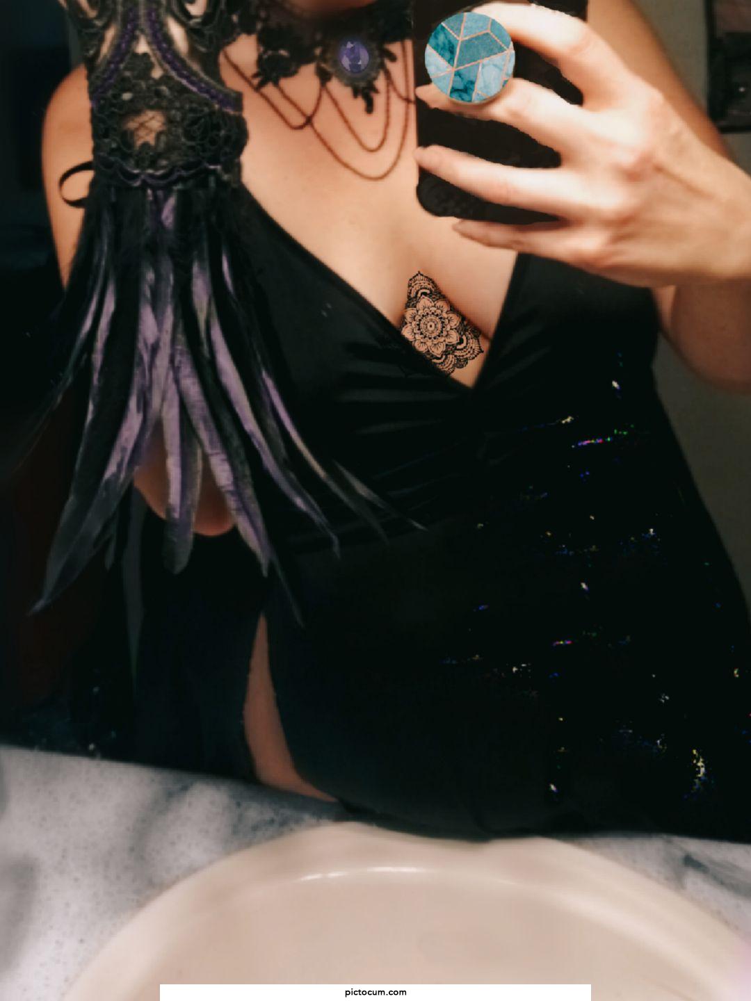 Madam is thirsty and ready to hunt.