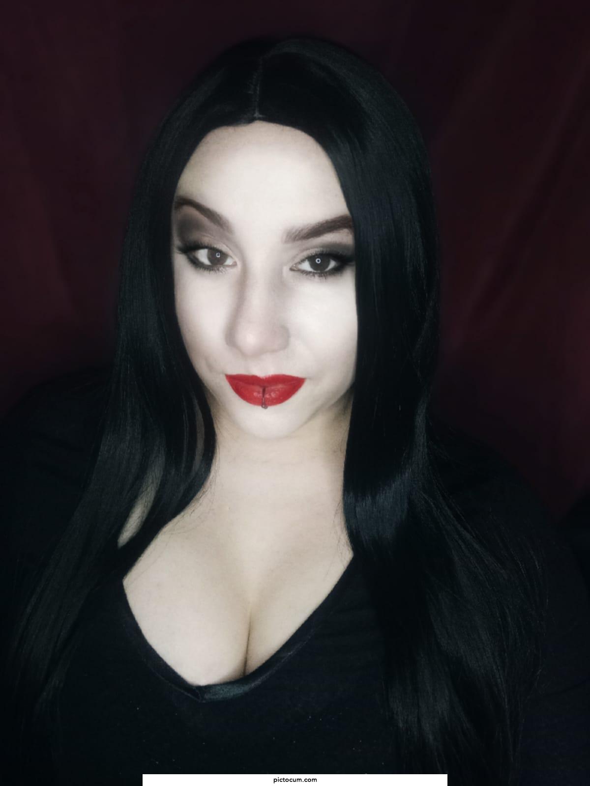 Morticia Addams by ladyraspberry