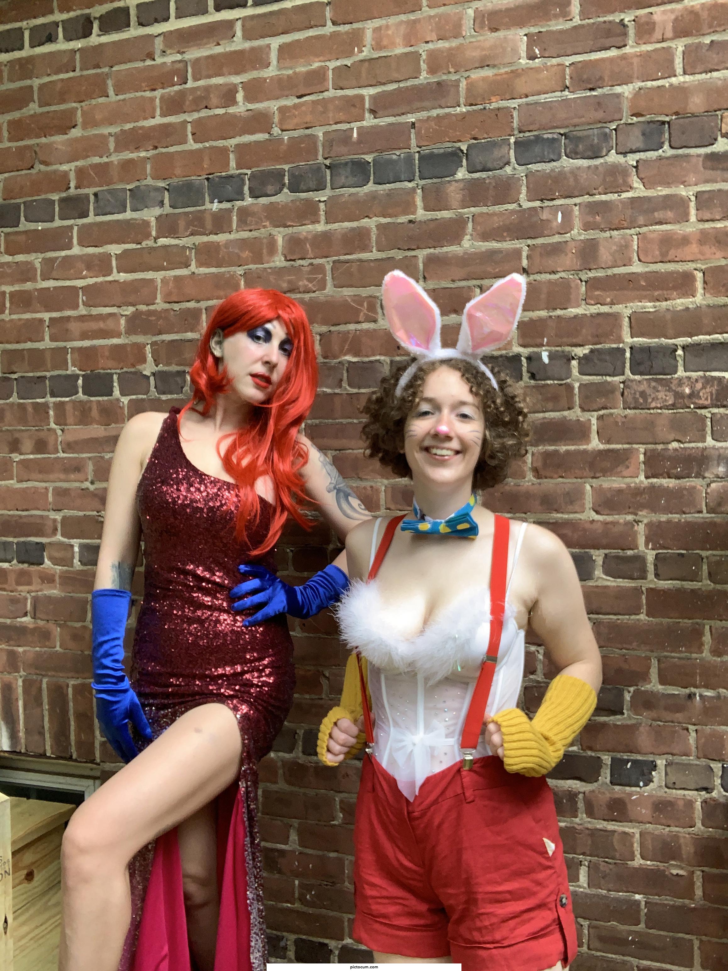 Jessica and Roger Rabbit from Who Framed Roger Rabbit by Sirenskiss3